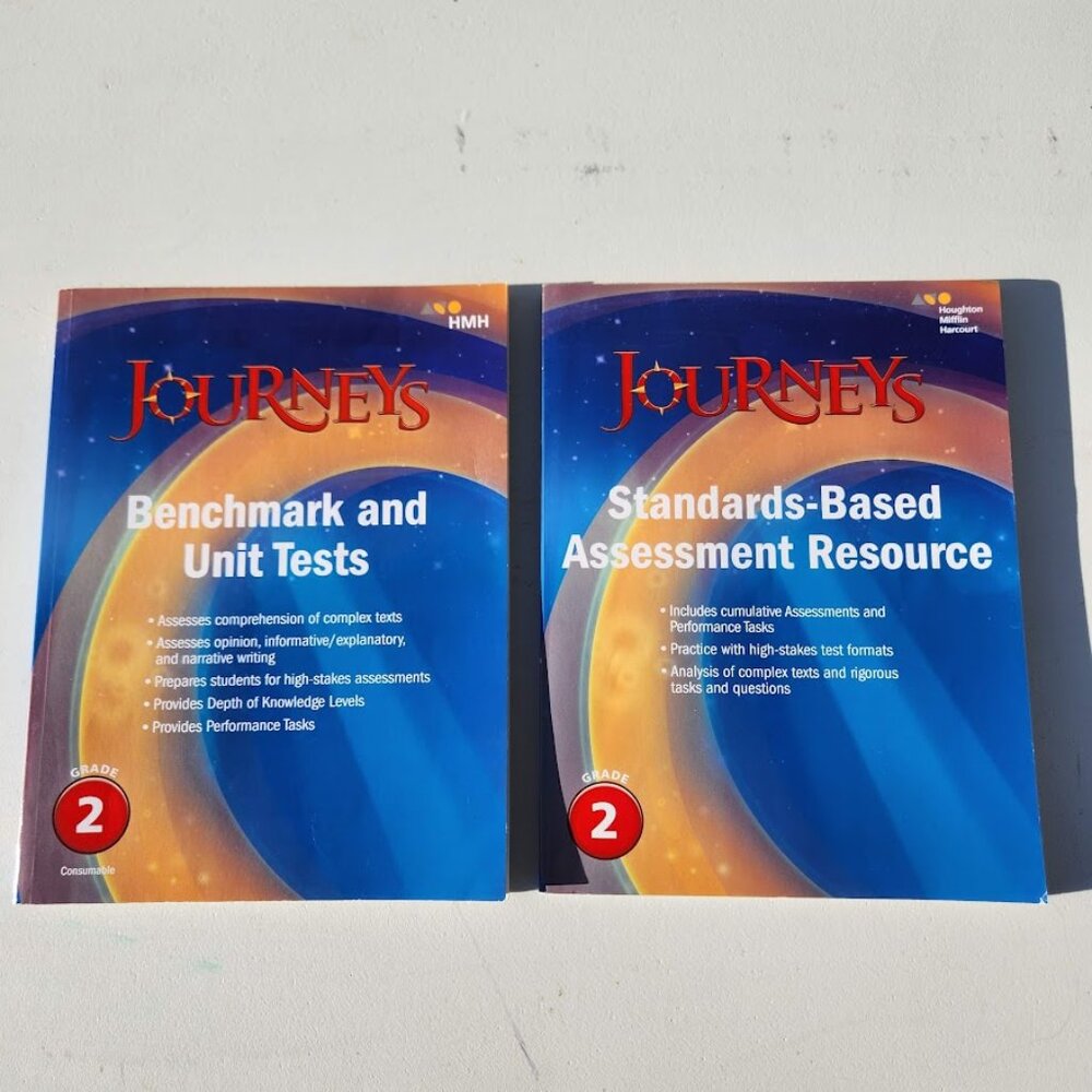NEW Journeys Grade 2 Workbook Bundle Benchmark Unit Tests Assessment Resource Bo